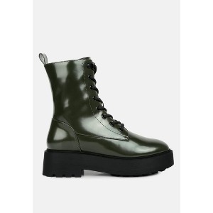 Molsh Faux Leather Ankle Biker Boots Women - 1 of 4