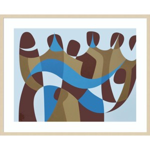 41" x 33" Presence by Ron Waddams Wood Framed Wall Art Print - Amanti Art - 1 of 4