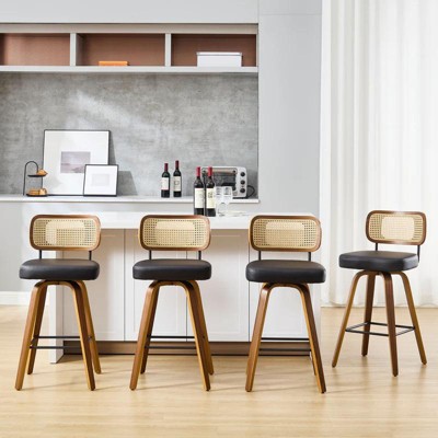 Bekrvio 26'' Swivel Counter Height Bar Stools