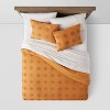 Tufted Diamond Crinkle Duvet Cover and Sham Set - Threshold™ - 3 of 4