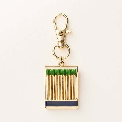Matches Bag Charm Keychain - kate spade new york x Target Gold/Green/Black