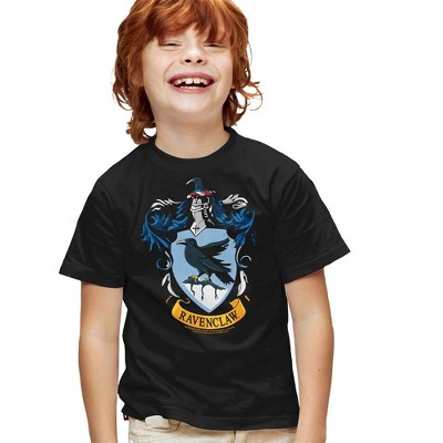 Harry Potter Ravenclaw Crest Kids T Shirt For Youth, Black