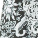 black paisley floral