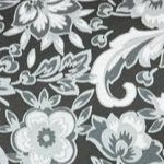 black paisley floral