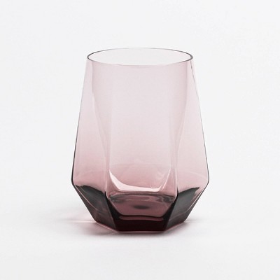over&back 17.7 fl oz Facet Stemless Wine Glass
