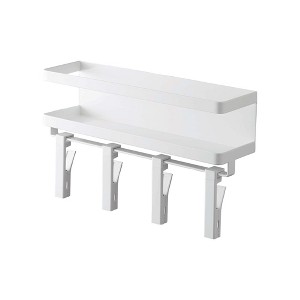 Yamazaki Home - Magnetic Organizer with Clips - Steel - 1 of 4