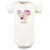 Touched by Nature Baby Girl Organic Cotton Preemie Layette 4pc Set, Botanical, Preemie - 4 of 4