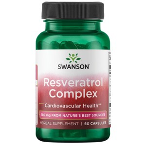 Swanson Resveratrol Complex 180 mg 60 Capsules - 1 of 2