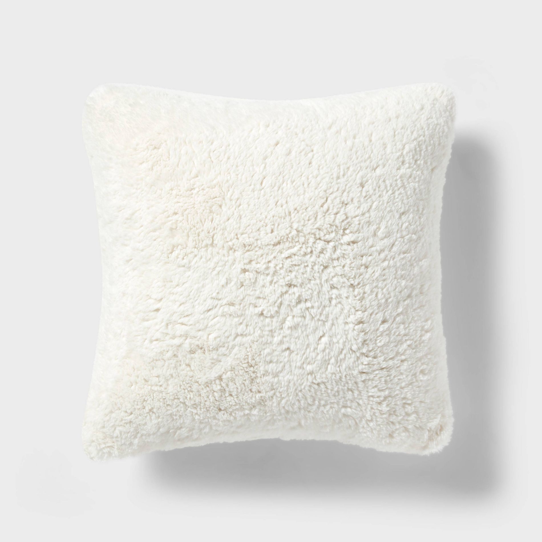 Cozy Faux Shearling Decorative Throw Pillow - Room Essentials™