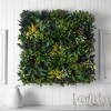 Nearly Natural 3-ft x 3-ft Greens & Fern Artificial Living Wall UV Resist (Indoor/Outdoor) - 2 of 2