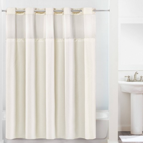 hookless fabric shower curtain walmart