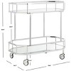 Silva 2 Tier Octagon Bar Cart - BCT8004 - Safavieh - 4 of 4