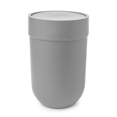 Umbra Touch Can with Lid Gray