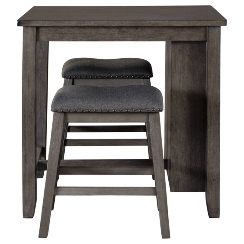 Set of 3 Caitbrook Counter Height Dining Table and Bar Stools Gray - Signature Design by Ashley, 4 of 12