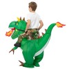 Garvee Inflatable Costume- Inflatable Dinosaur Costume, Halloween Costumes, Funny Blow up Costumes,Onesize - 2 of 4