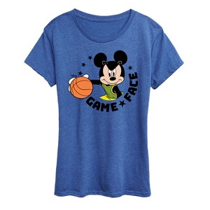 Women's - Disney - Game Face Basketball Short Sleeve Graphic T-Shirt - 1 of 4