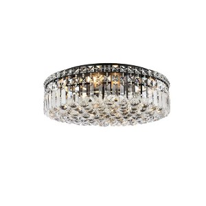 Elegant Lighting Maxime 6 - Light Flush Mount in  Black - 1 of 3