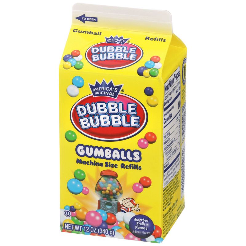 Dubble Bubble Machine Size Refills Gumballs - 12oz, 3 of 9