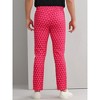 Lars Amadeus Men's Color Block Triangle Plaid Printed Dress Pants - image 3 of 4