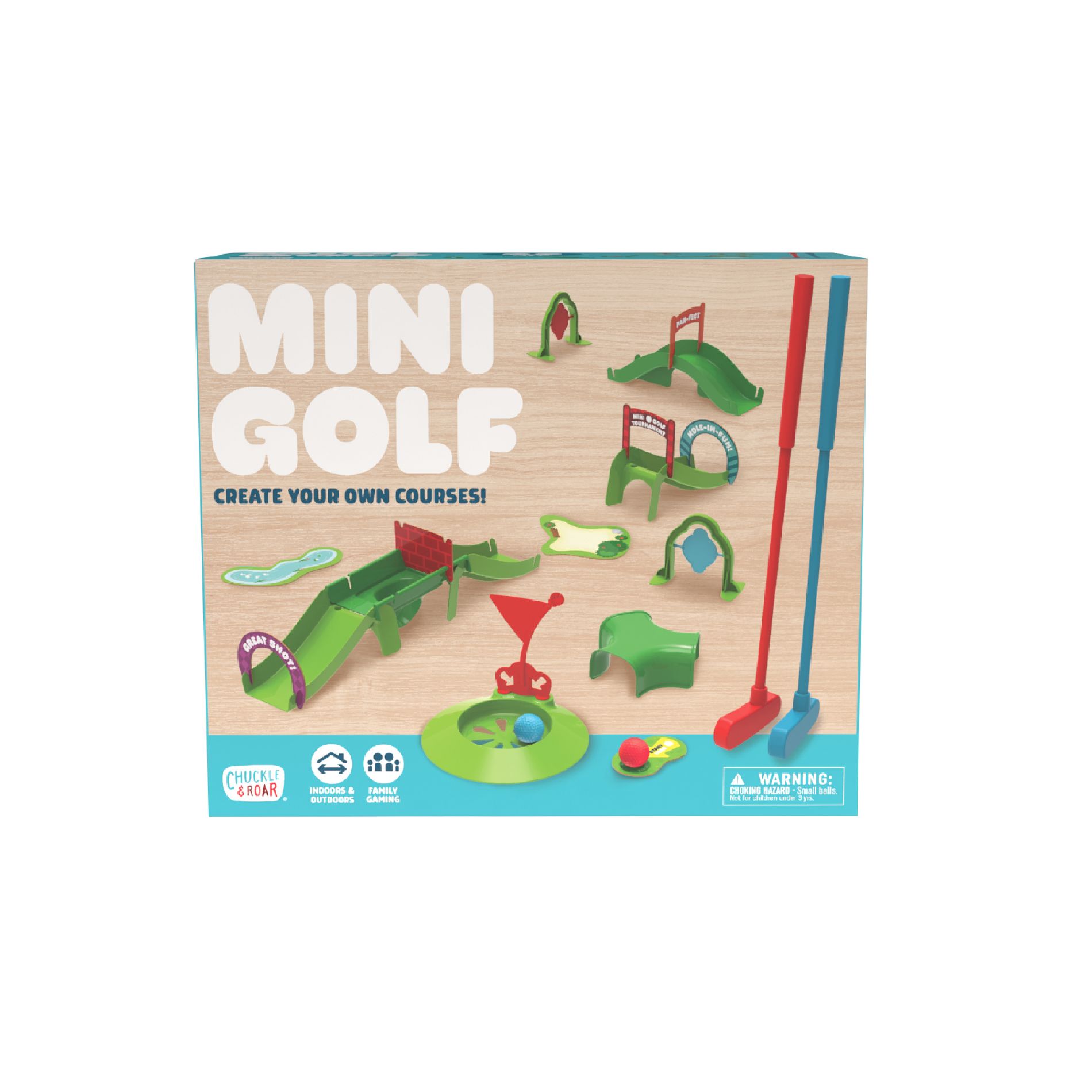Chuckle & Roar Mini Toy Golf Sets - 15pc