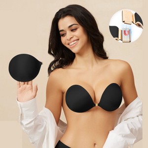 Niidor Sticky Strapless Bra for Women Invisible Adhesive Push up Silicone Bra 2025 Upgraded Magnetic Clasp Sticky Bras  for Backless Dress - 1 of 4