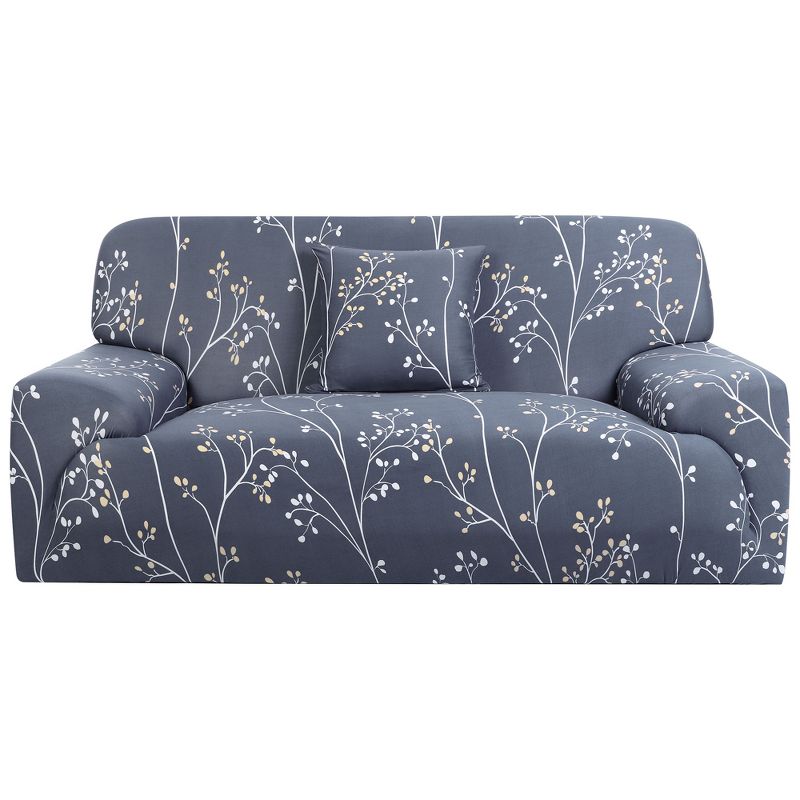PiccoCasa Printed Sofa Cover Stretch Couch Cover Sofa Slipcovers with One Pillow Case, 3 of 4