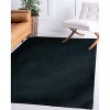 HomeStock Maven Faux Rabbit Charcoal 5x7, Hand Tufted, Transitional - 2 of 4