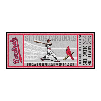 MLB St. Louis Cardinals 1930 30"x72" Retro Ticket Runner Mat