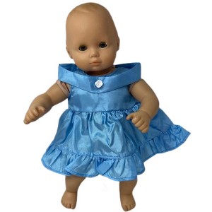 Doll Clothes Superstore Off The Shoulder Style Dress Fits 15-16 Inch Baby Dolls - 1 of 4