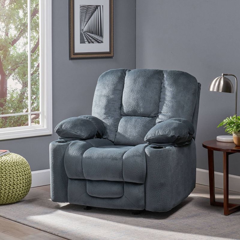 Gannon Glider Recliner Club Chair - Christopher Knight Home, 3 of 13