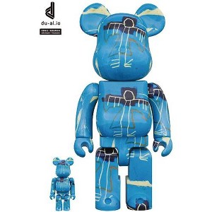 Medicom - Medicom - Jean Michel Basquiat #9 100% & 400% Bearbrick 2Pk - 1 of 4