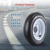 4.80x8 480-8 Tires for travel/camper/landscape/Cargo/Utility/Boat/Horse/Farm/Lawn, 4 Lug on 4'', Load Range C, 6PR - 3 of 4
