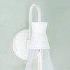 Capital Lighting Paloma 1 - Light Wall Light in  Textured White - 4 of 4