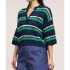 Women's Striped Sweater - current air - 2 of 4