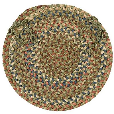 Colonial Mills Cedar Cove - Olive Chair Pad, Set of 4