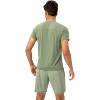 Anna-Kaci Active Men's Lightweight Crew Neck Short Sleeve Active T-Shirt with Breathable Stretch Fabric for Sports and Training - 4 of 4