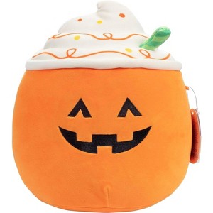 Squishmallows 10-Inch Lester The Pumpkin Latte- Official Jazwares Halloween Plush - Collectible Pillow Stuffed Animal Toy- Gift for Kids, Girls & Boys - 1 of 4