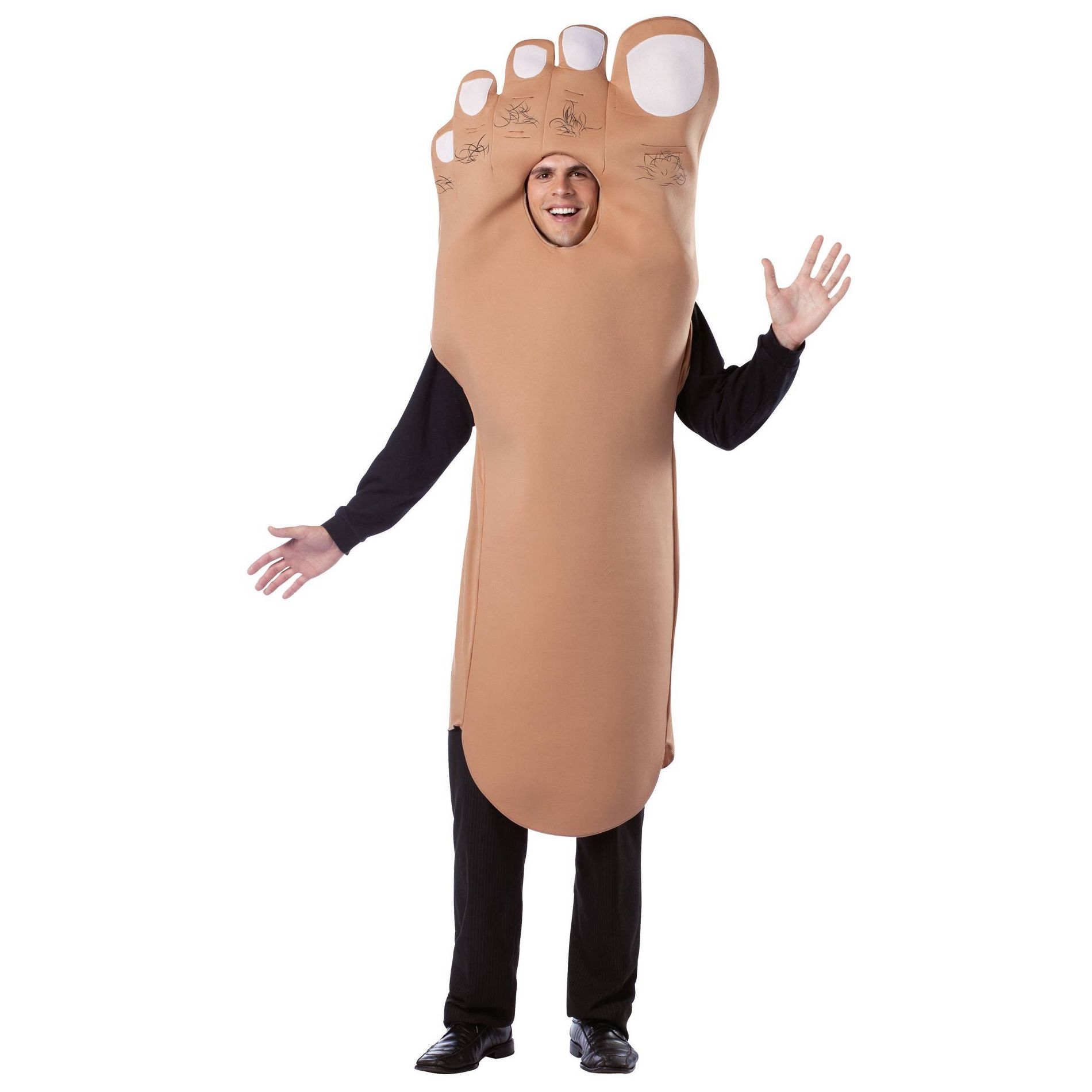 Imposta Costumes Adult Big Foot Costume Bodysuit Tan One Size
