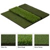 3-Level Turf Golf Mat - 24x24 Golf Training Mat with Fairway, Rough, and Driving Turf - Golf Practice Equipment with 6 Practice Tees by Wakeman - image 4 of 4