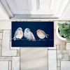 Stupell Industries Perched Trio of Song Birds Printed Outdoor Door Mat, design by Lorenzo Collective, 18"x30" - 4 of 4