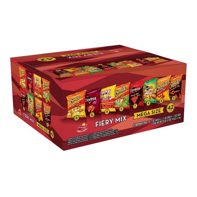 Frito-Lay Fiery Snack Mix Variety Pack - 42ct/42oz, 3 of 7