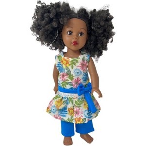 Doll Clothes Superstore Handmade Flower Dress With Pants Fits Our Generation American Girl My Life Dolls - 1 of 4