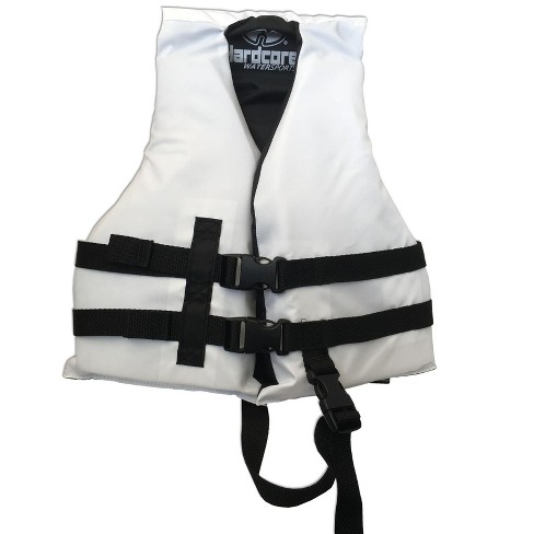 Hardcore life jacket paddle vest for toddlers and little kids from 30-50  pounds; Coast Guard approved Type III PFD life vest flotation device; Jet sk