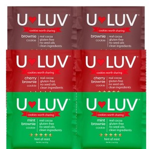 U-LUV Foods Brownie Lover Cookies 6 PACK - 1 of 4