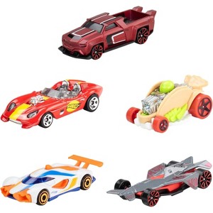 Hot Wheels Die 1:64 Cast Toy Car 5 Pack Assorted Vehicles Fantasy