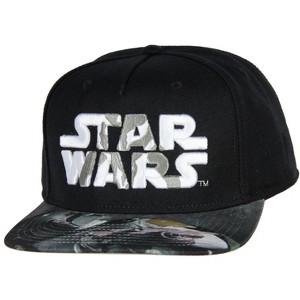 Star Wars Mandalorian Embroidered Adjustable Adult Snapback Hat Baseball Cap - 1 of 4