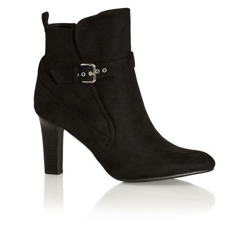 Women's Plus Size WIDE FIT Tara Ankle Boot - black | CITY CHIC - image 1 of 3