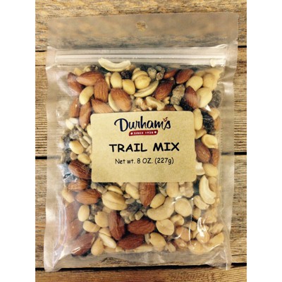 Durhams Trail Mix Nuts, Raisins, Chocolate - Case of 12 - 8 OZ