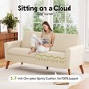 Dyonery 68" Loveseat Sofa, Comfy Couches for Living Room, Modern Oversized Love Seat Sofa, Tool-Free Setup Large Couches - 3 of 4