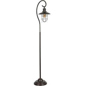 Archie Iron Floor Lamp - Black - Safavieh - 1 of 3